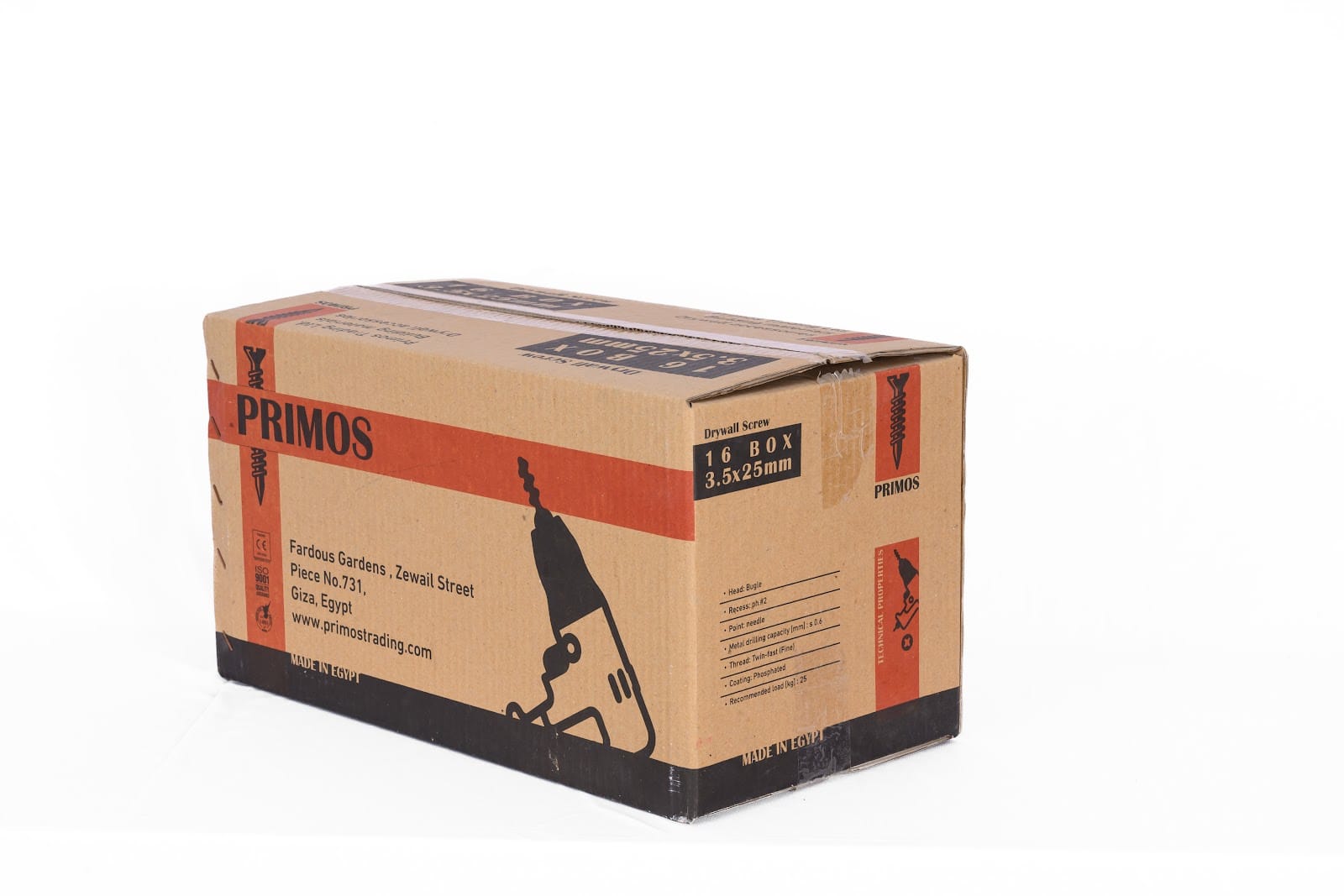 Printed American style corrugated cardboard box made by Techno Rapid — 07