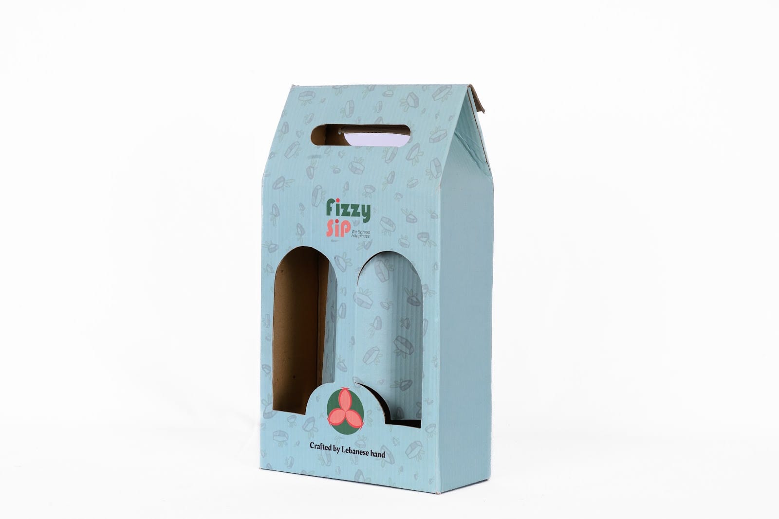 Printed cardboard counter display stand made by Techno Rapid — retail display unit 05