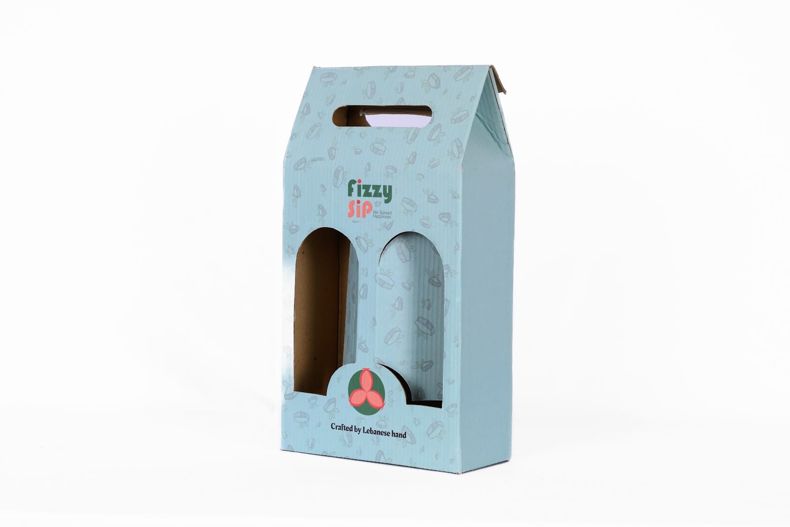 Printed cardboard counter display stand made by Techno Rapid — retail display unit 06