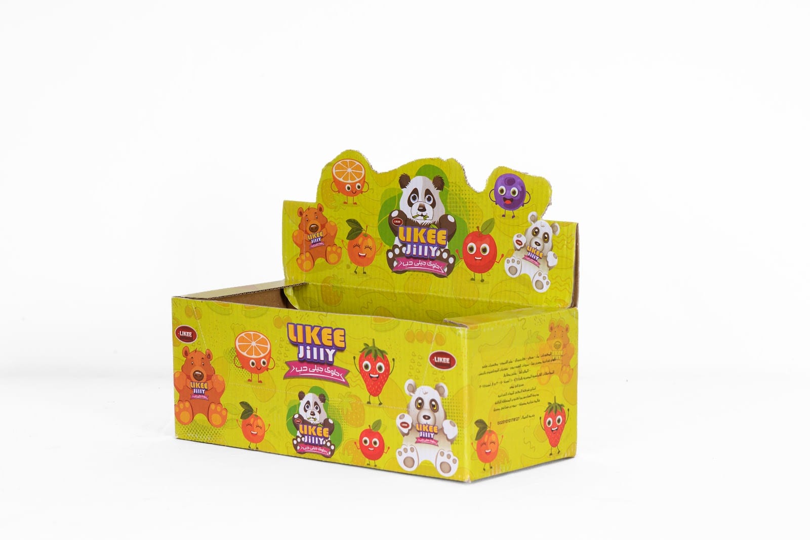 Printed cardboard counter display stand made by Techno Rapid — retail display unit 12