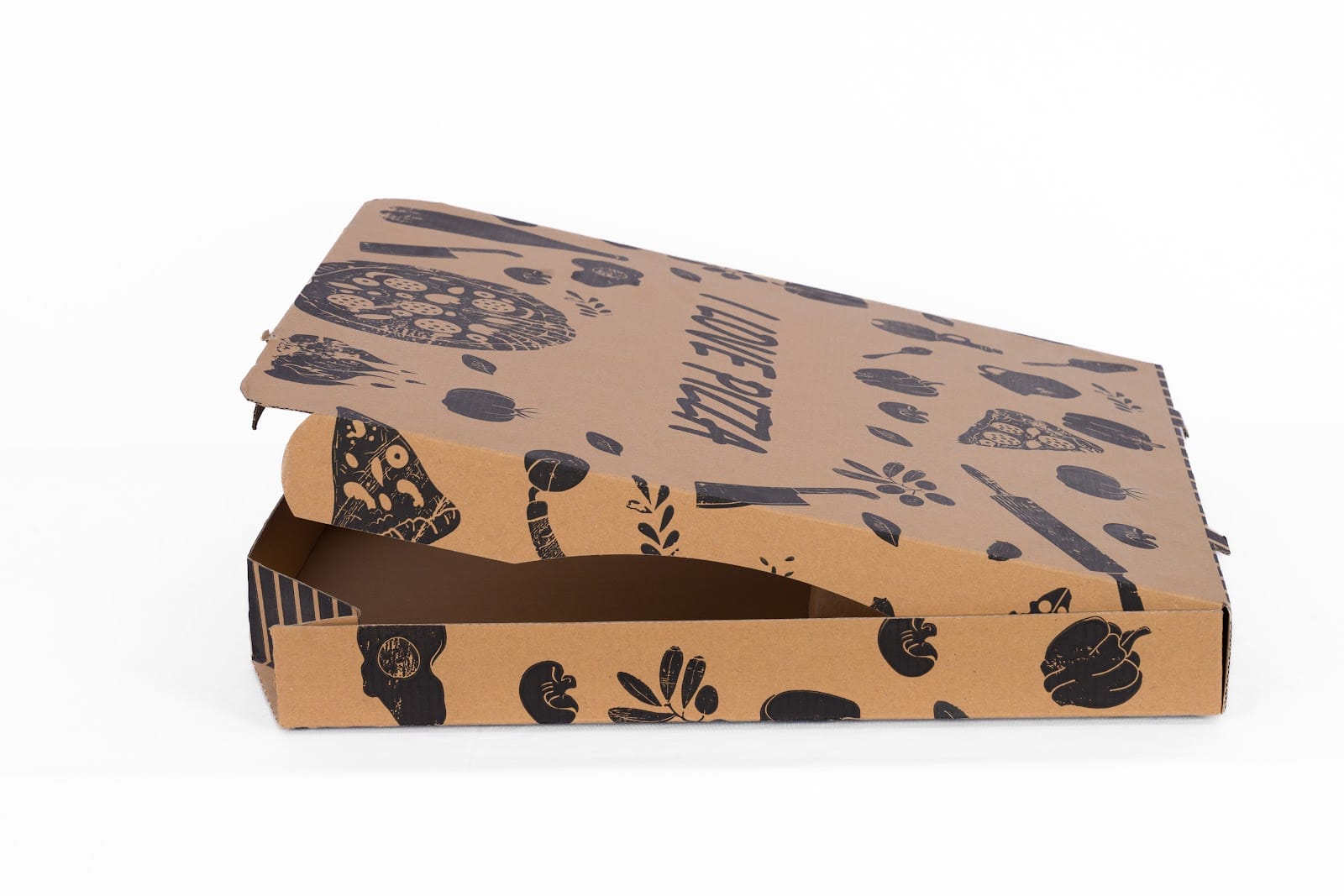 Printed pizza box made by Techno Rapid — 01