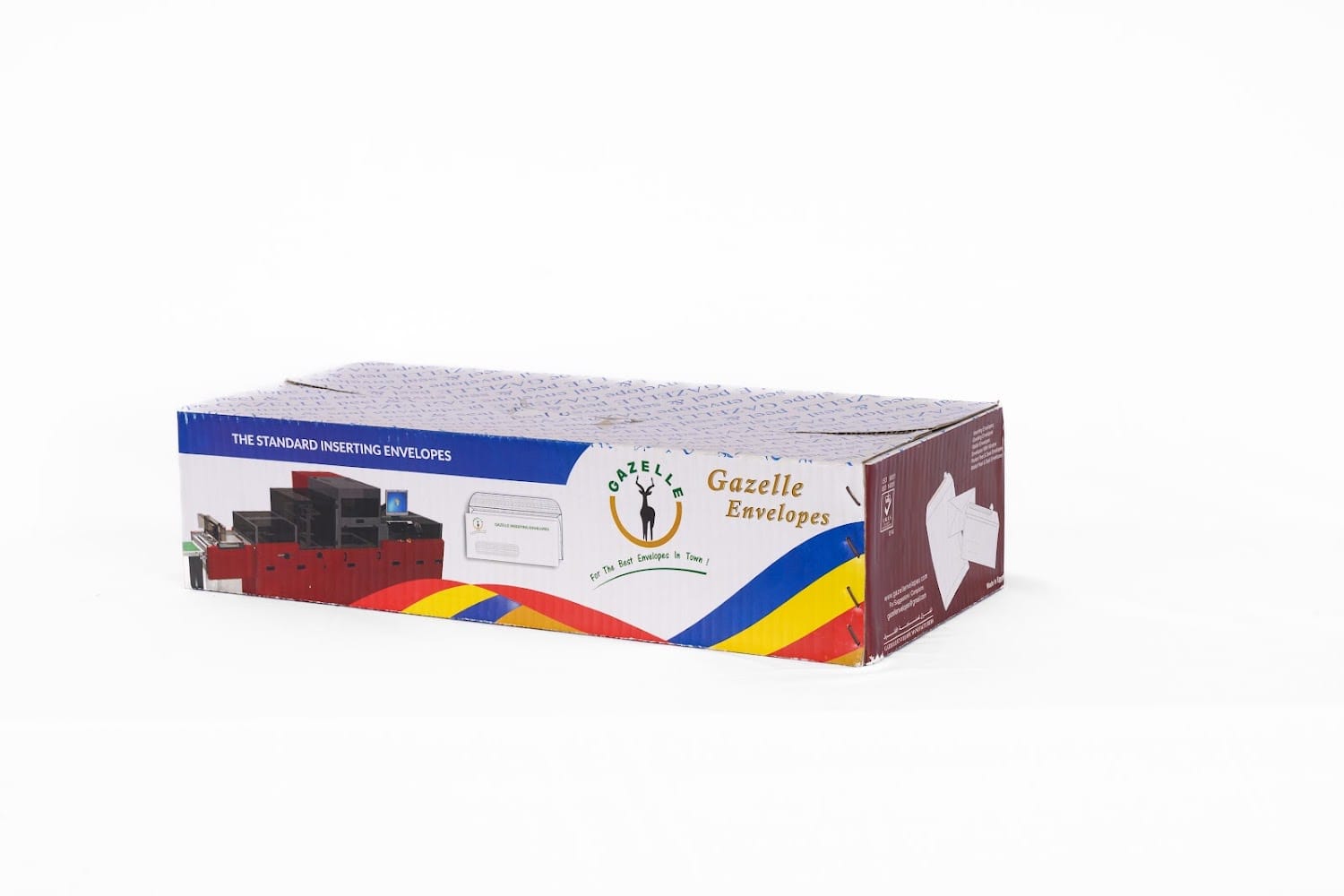 Printed retail packaging box made in Giza, Egypt — custom size
